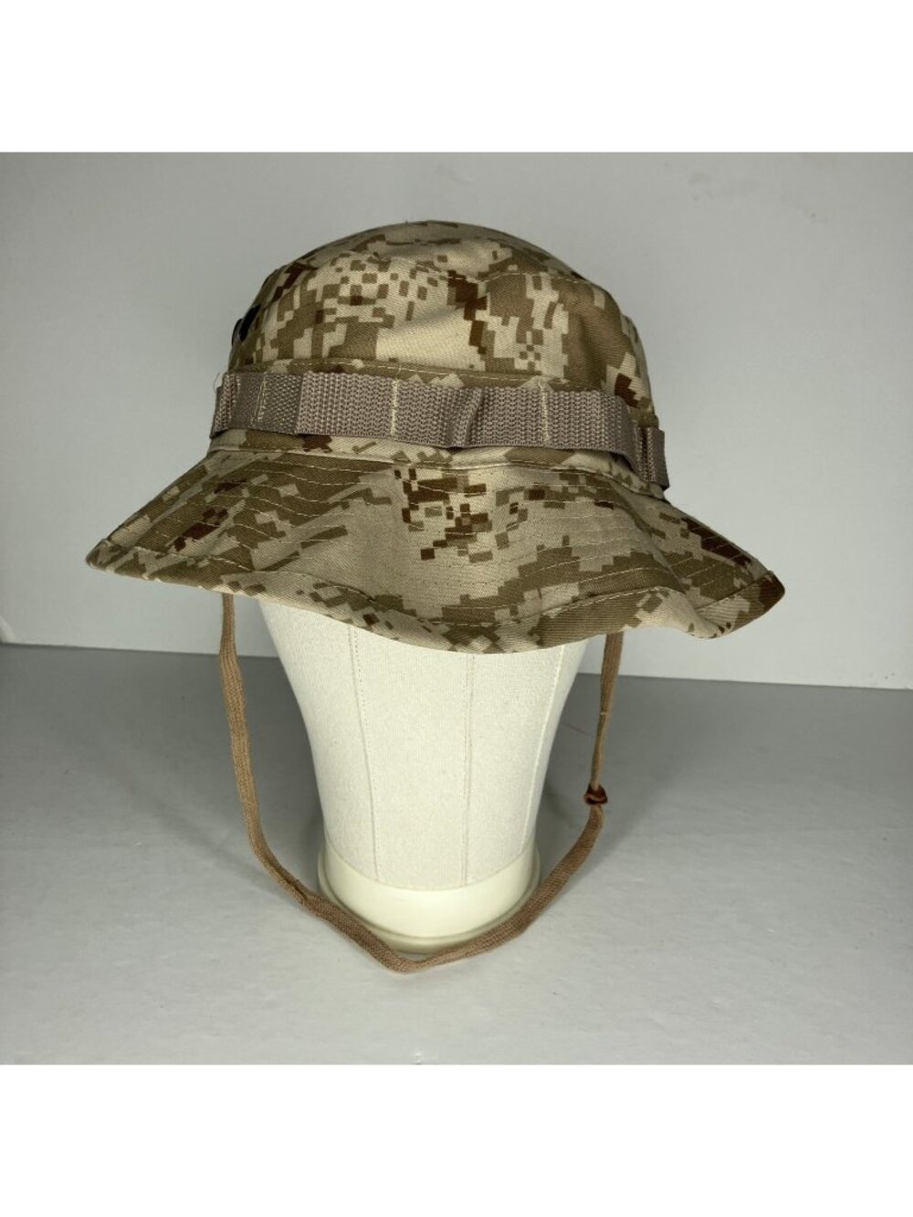 Military Boonie Hat Bucket Army Men's 7 3/4 Desert Digital Camo Type II